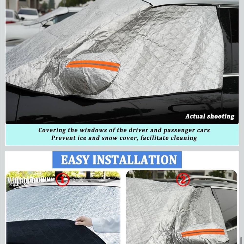 Multi-Layer Car Windshield Cover - Picture 4 of 4